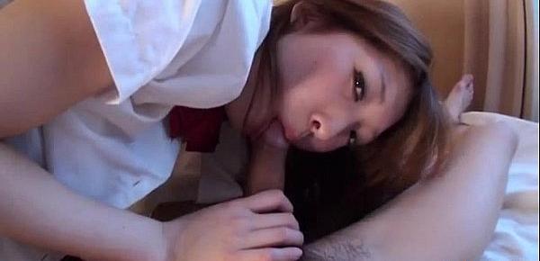  Sakura Anna gets a big dong in her hairy cunt